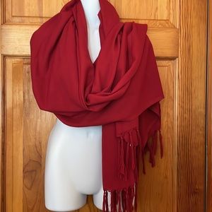 Love Quotes Red Scarf/Wrap
